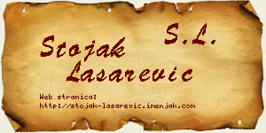 Stojak Lašarević vizit kartica